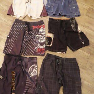 MENS 34" Swimwear Swim Trunks BoardShorts Oneill, Infamous, Metal, Beadstand,